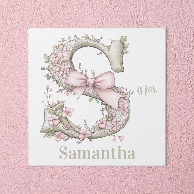 S is for Custom Name Whimsical Letter Art (Creator Uploaded)