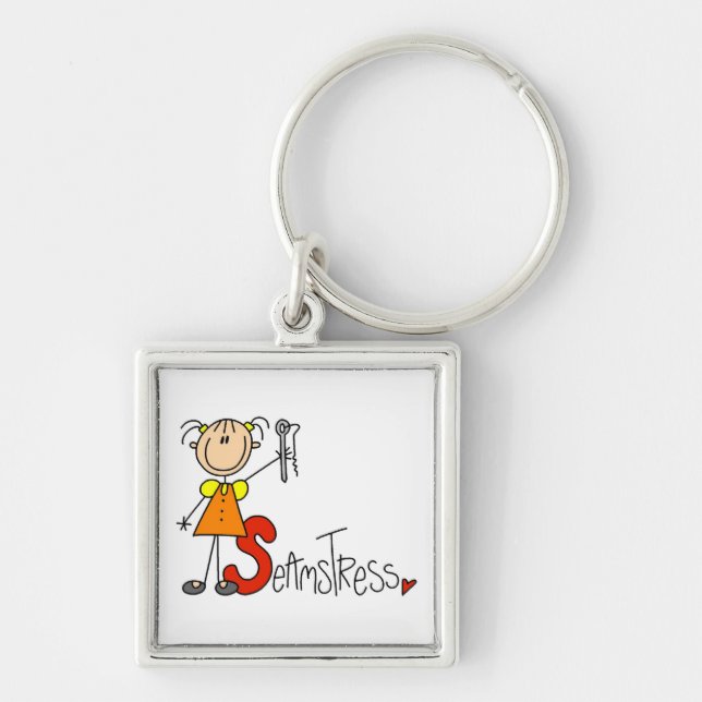 S is for Seamstress Keychain (Front)