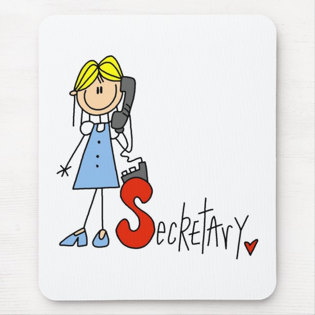 S is for Secretary Mouse Pad (Front)