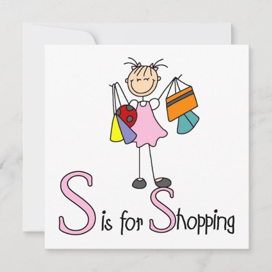S is for Shopping (Front)