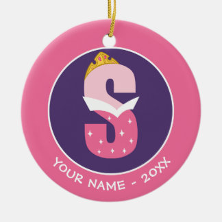 S is for Sleeping Beauty | Add Your Name Ceramic Ornament