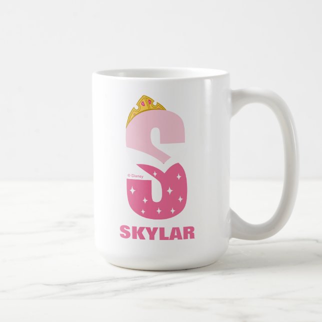 S is for Sleeping Beauty | Add Your Name Coffee Mug (Right)