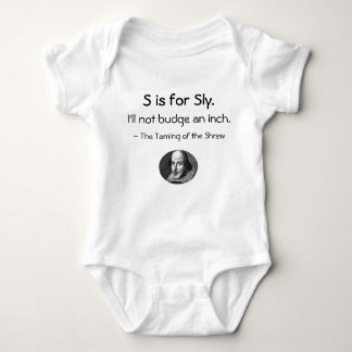 S is for Sly • A Little Shakespeare Little Shirt