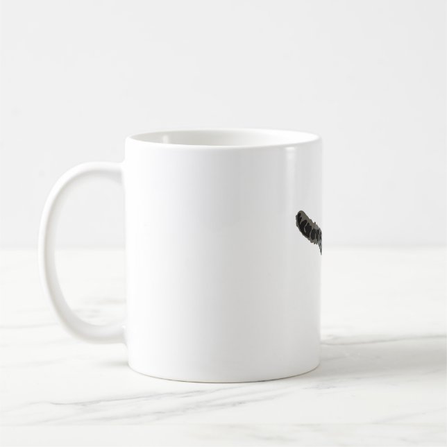 S is for Snow Leopard Coffee Mug (Left)