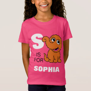S is for Snuffleupagus Add Your Name T-Shirt