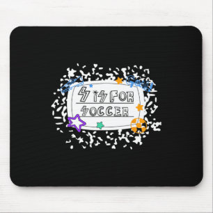 S Is For Soccer Composition Notebook Game Day Teac Mouse Pad