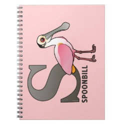 S is for Spoonbill Photo Notebook (6.5