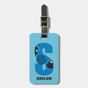 S is for Stitch Add Your Name Luggage Tag