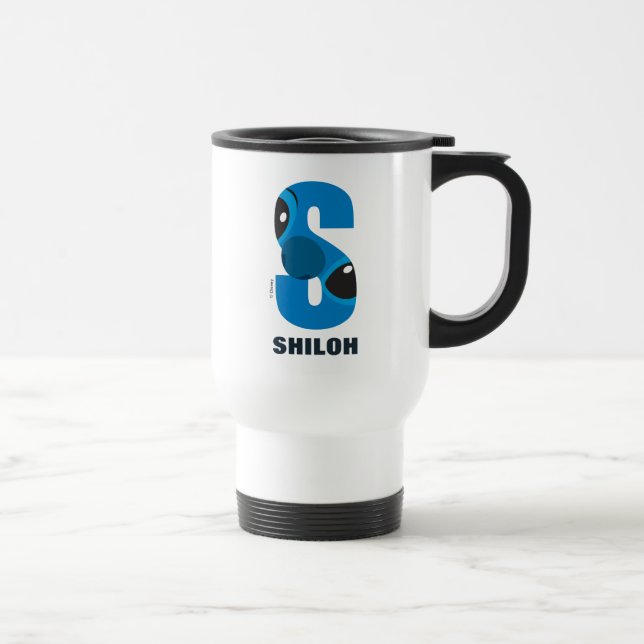 S is for Stitch | Add Your Name Travel Mug (Right)
