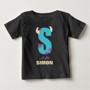 S is for Sulley Add Your Name Baby T-Shirt