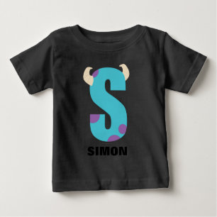 S is for Sulley Add Your Name Baby T-Shirt