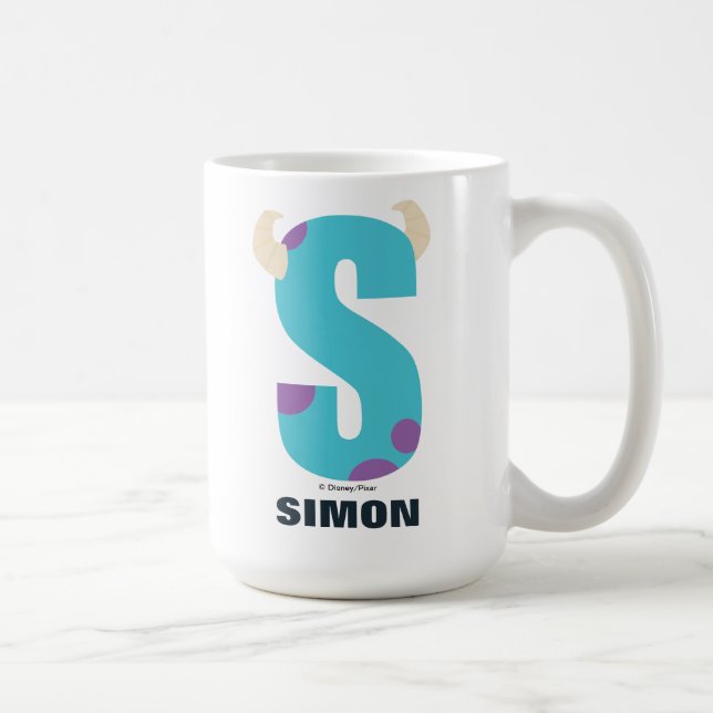S is for Sulley | Add Your Name Coffee Mug (Right)