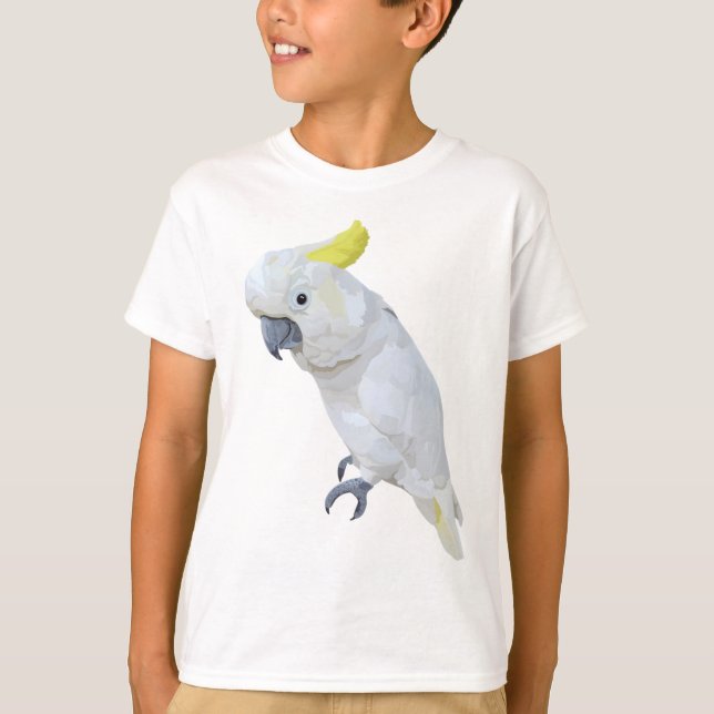 S is for Sulphur Crested Cockatoo T-Shirt (Front)