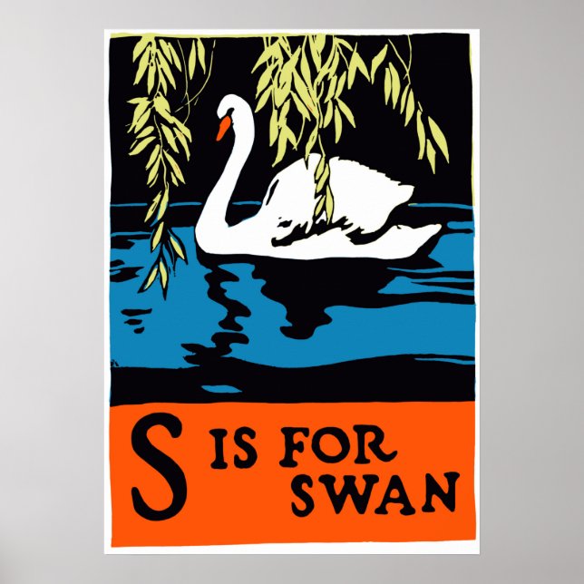 S is for Swan Poster (Front)