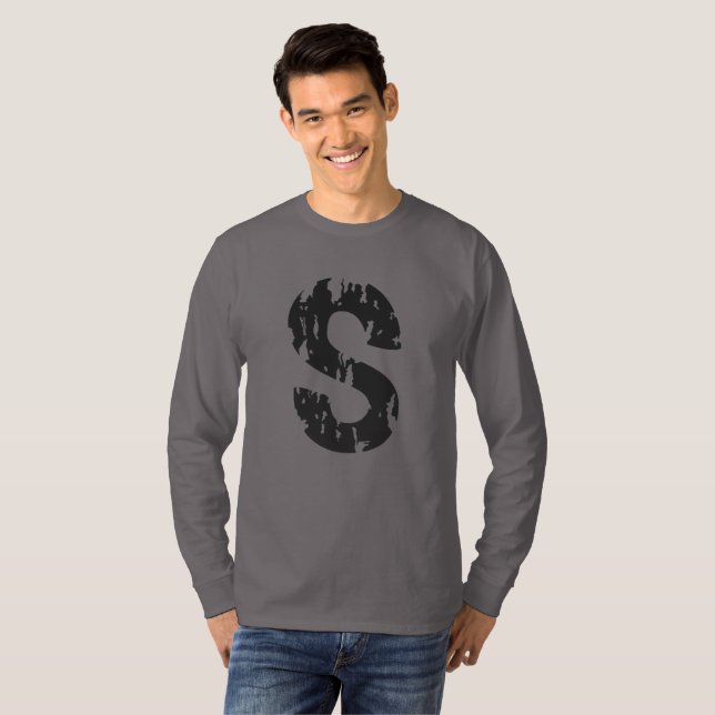S Jughead's Distressed T-Shirt Long Sleeved (Front Full)