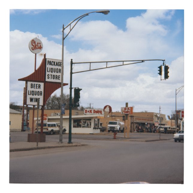 S&K Dairy Faux Canvas Print (Front)