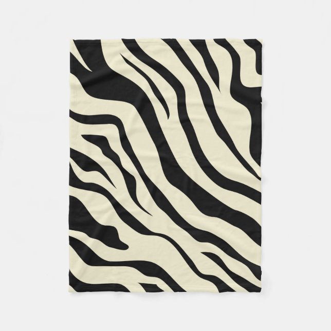 S.K. Zebra Fever Fleece Blanket (Front)