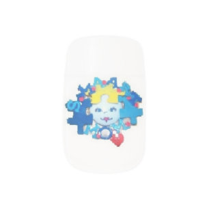 S.M.A.A.R.T.Mom's Autism Welcomed Nails Minx Nail Art