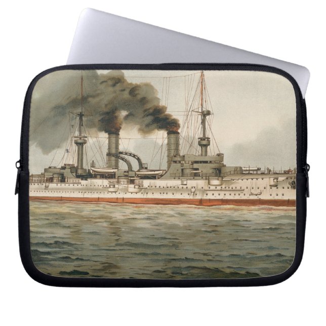S.M. Grosse Kreuzer 'Furst Bismarck' (H.M. Great C Laptop Sleeve (Front)