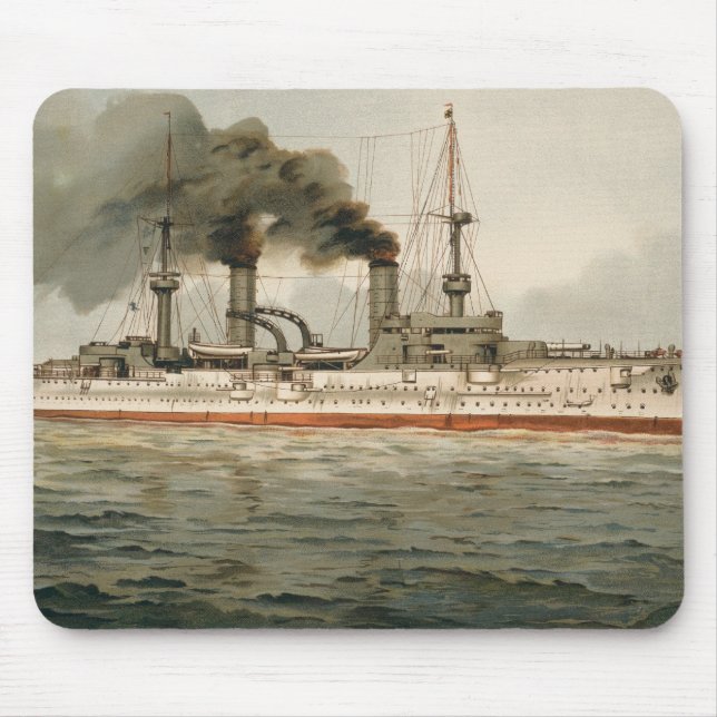 S.M. Grosse Kreuzer 'Furst Bismarck' (H.M. Great C Mouse Pad (Front)