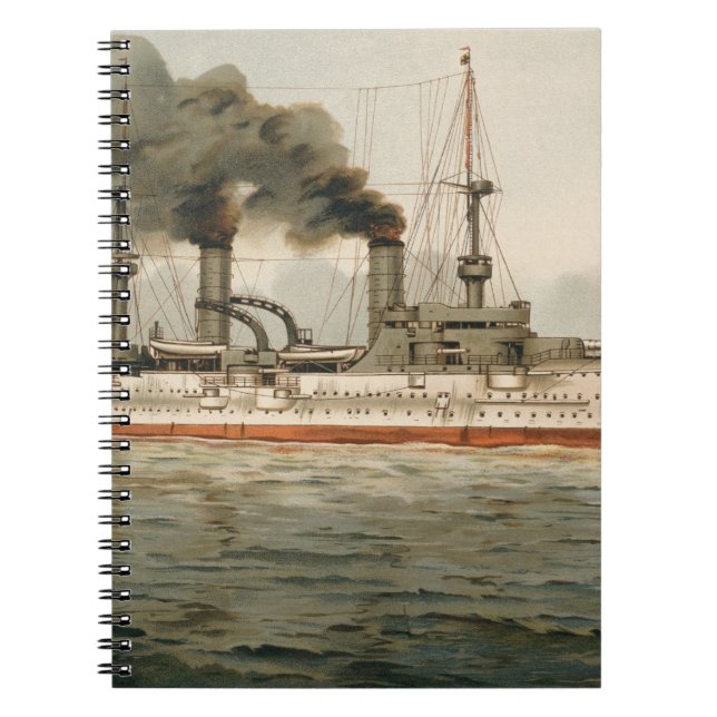 S.M. Grosse Kreuzer 'Furst Bismarck' (H.M. Great C Notebook (Front)
