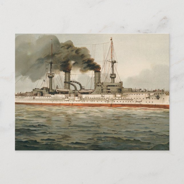 S.M. Grosse Kreuzer 'Furst Bismarck' (H.M. Great C Postcard (Front)