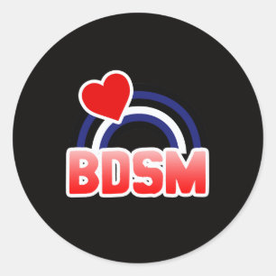 S / M Pride Classic Round Sticker