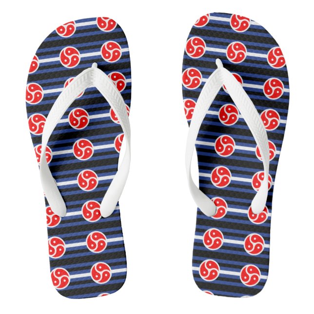 S / M Pride Flip Flops (Footbed)
