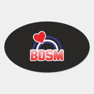 S / M Pride Oval Sticker