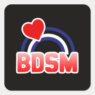 S / M Pride Square Sticker