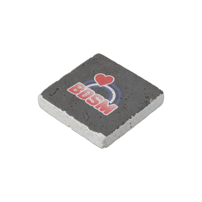 S / M Pride Stone Magnet (Angled)