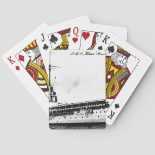 S.M.S. Kaiser Parade vor S.M. dem_War Image Poker Cards