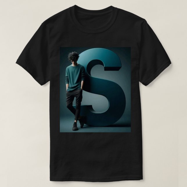 S man capital tshirt  (Design Front)