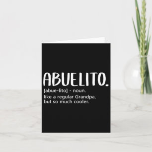 S Men Fathers Day Regular Grandpa Abuelito Card