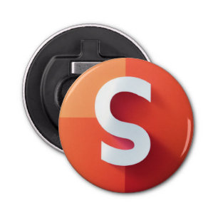 S monogram bottle opener