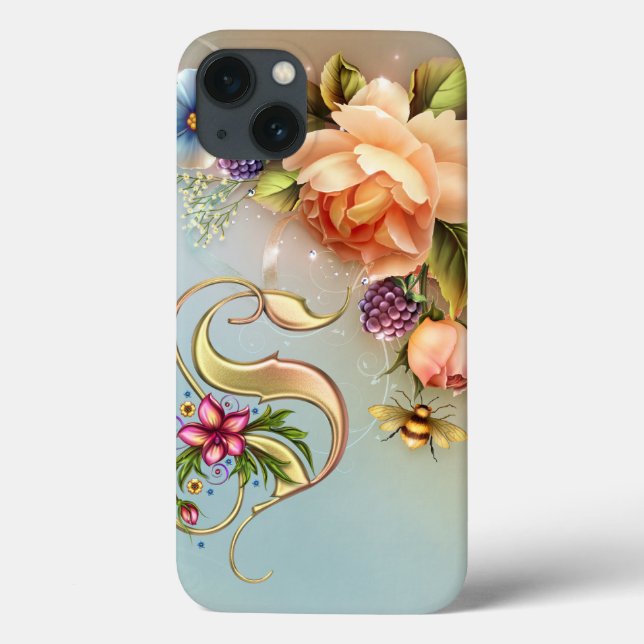 S Monogram  iPad Air Case (Back)