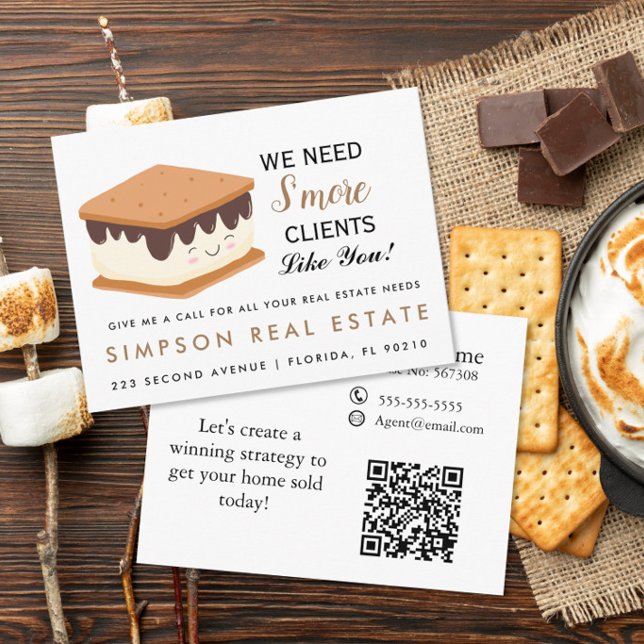 S’more Clients open house Appreciation real estate Announcement Postcard (Creator Uploaded)