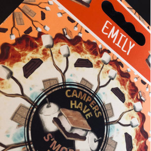 S’more Fun Personalized Camping Picnic Table Seat Cushion