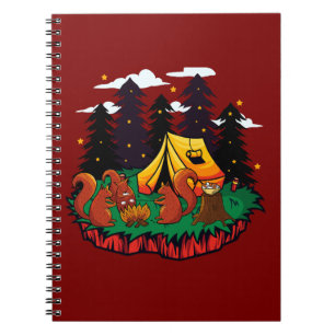 S’more Fun With This Camping Squirrel Notebook