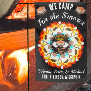 S’more Lovers Campsite Flag