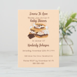 S’more to Love Baby Shower Invitation