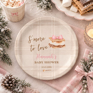 S’more to Love Cute Cozy Rustic Paper Plates