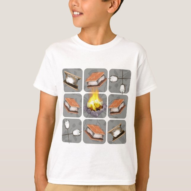 S’mores and Campfire T-Shirt (Front)