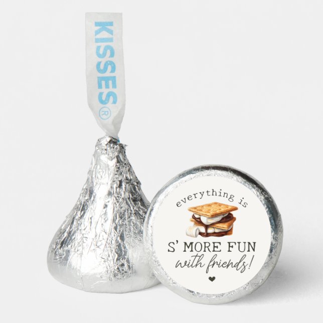S’mores Fall Bonfire Outdoor Birthday Hershey®'s Kisses® (Front)