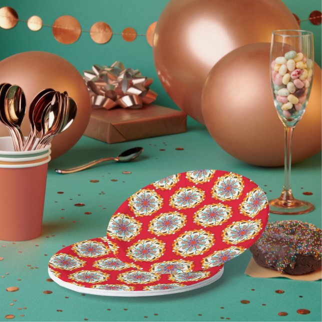 S’mores Marshmallows Roasting Paper Plates (Multi)