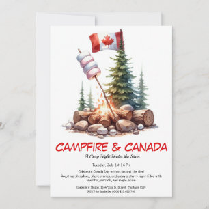 S’mores, Stories & Stars Canada Day Campfire Invitation