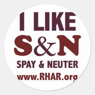 S&N Round Sticker