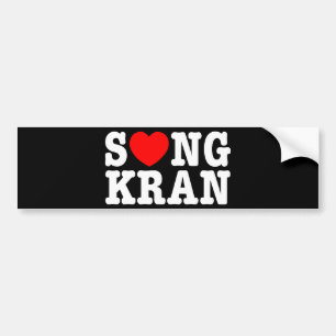 S❤NGKRAN ~ Heart Songkran Bumper Sticker