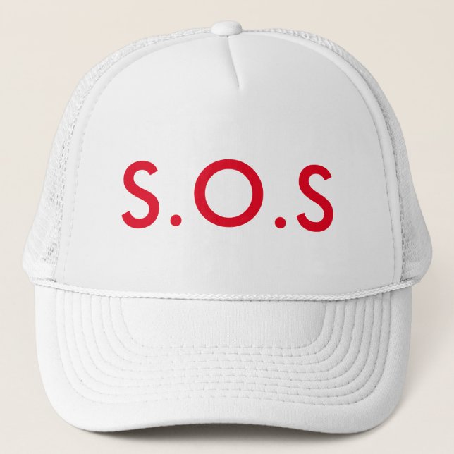 S.O.S TRUCKER HAT (Front)