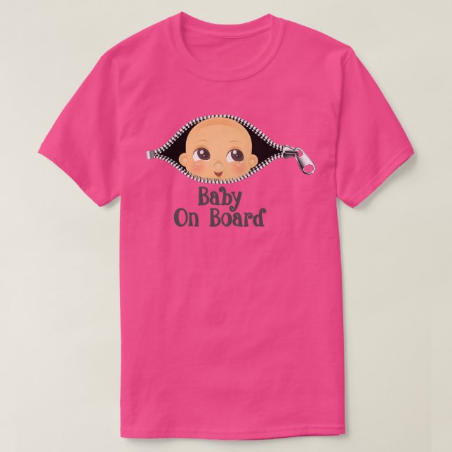 s Pregnancy  Baby on Board Future Moms 887 T-Shirt (Design Front)